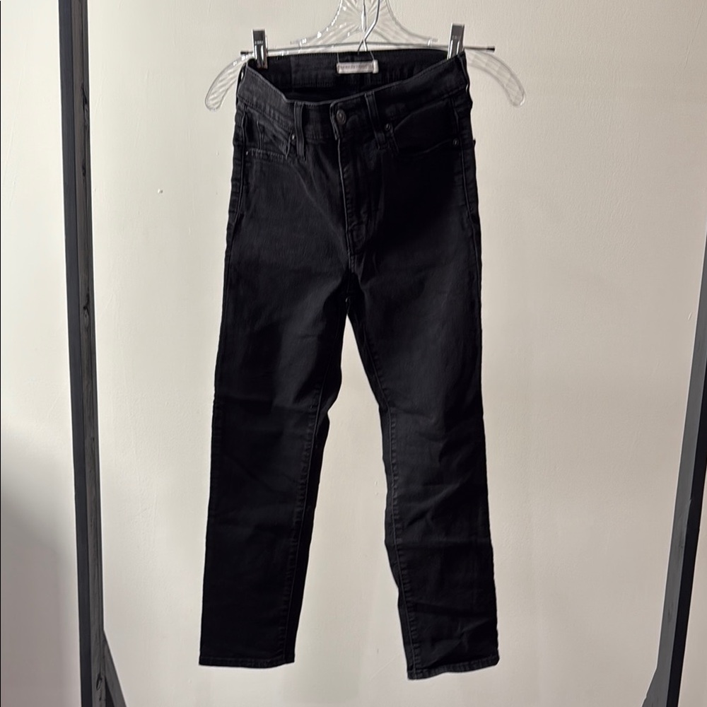 Levi's Black Straight Leg Women's Jeans